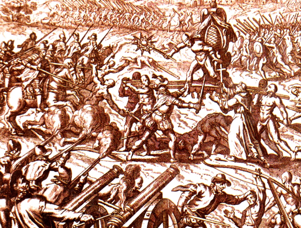 The Inca-Spanish confrontation in the Battle of Cajamarca left thousands of the Inca people dead. Image source: Wikipedia