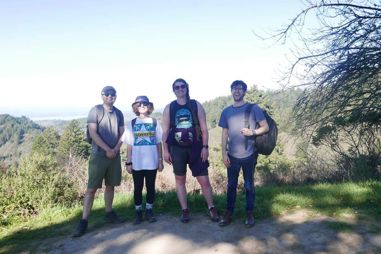 The gang at Purisima Creek Redwoods Preserve