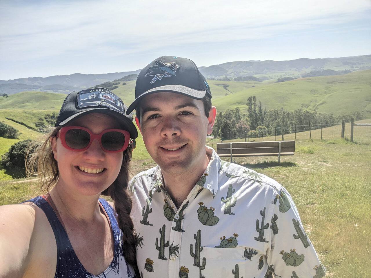 Lucy and Andrew at Helen Putnam Regional Park